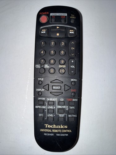 Technics remote rak - technics,