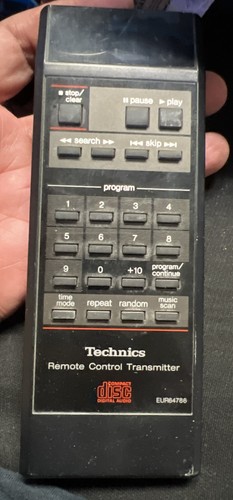 Technics eur64786 remote - technics,