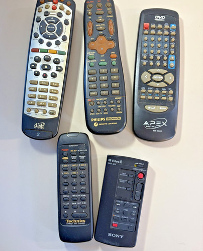 Vtg remote control lot 5 - control,
