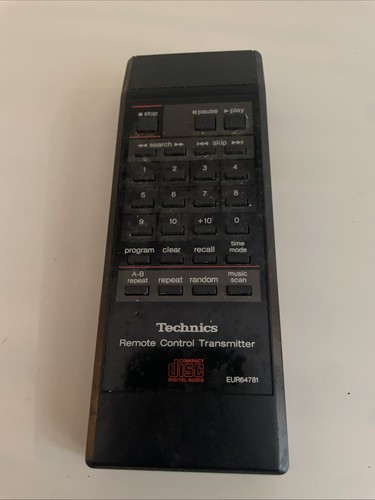 Technics eur64781 remote - technics,