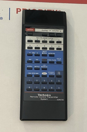Technics eur64746 remote - eur64746,