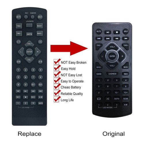 Replace remote control for - remote,